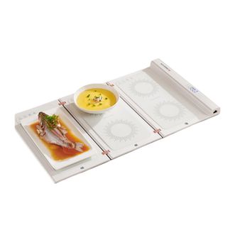 志高（CHIGO）  暖菜板 饭菜保温板热菜板 加热桌垫菜板 智能折叠分区控温暖菜板