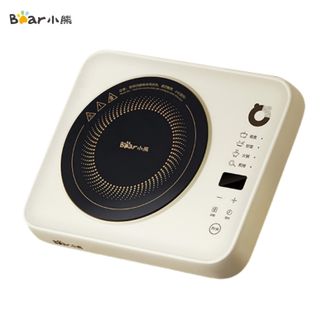 小熊/Bear  电磁炉电磁灶家用大功率2200W大火火锅炉智能定时电灶防水黑色微晶面板