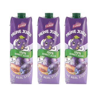 莱果仕  进口饮品西梅汁饮料1L*3盒
