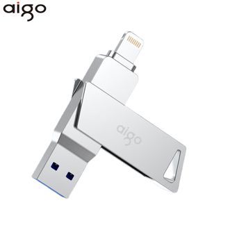 爱国者（aigo）  苹果U盘U368【128GB】 Lightning USB3.0 官方MFI认证一键备份iphone/ipad手机电脑两用U盘