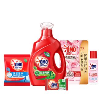 奥妙  洗衣液家庭5件套组合装（洗衣液1kg+洗衣液400克+内衣洗衣液100克+洗衣皂220克+洗衣粉300克）
