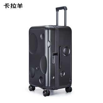 卡拉羊/KALA·Y  【陨石箱】大容量魔方体行李箱纯PC轻便抗摔男女拉杆箱CX8126-28英寸 需托运，全家长途出行