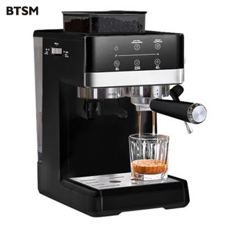 BTSM  咖啡机家用商用咖啡店用办公室咖啡机研磨一体式咖啡机