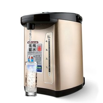 美的（Midea）电热水瓶 304不锈钢电水壶 多段温控烧水自动出水热水壶5L容量 MK-PF709-50T