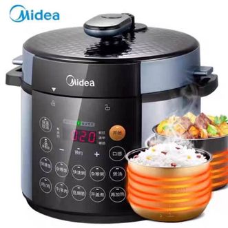 美的/Midea  电压力锅智能预约双胆大火加热高压锅4.8L YL50Simple107