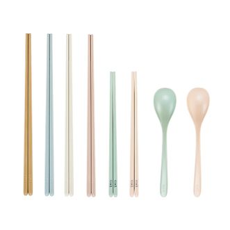 CORELLE BRANDS  餐具筷乐套组 8件组 彩盒 4成人筷2儿童筷2勺子 EKCO 筷乐套组8件组EK-CJ08S126C/KZ