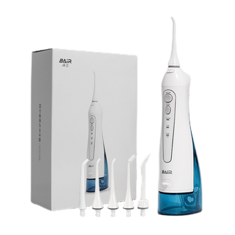 拜尔（BAIR）  电动冲牙器家用便携式清洁口腔洗牙器水牙线冲洗器M3Plus 300ml大水箱 白色