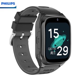 飞利浦/Philips  智能电话手表儿童初高中学生手表4G全网通插卡智能手表长续航定位视频通话 W2505黑色