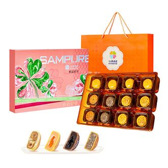 鲜品屋  中秋节月饼礼盒鲜品祥月730g