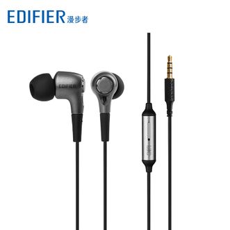 漫步者(EDIFIER) H230P入耳式重低音手机耳机/线控可通话运动耳塞 低失真 强劲低频