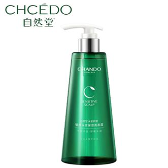 自然堂/Chando  水润保湿洗发水550ml水解角蛋白头皮护理洗头膏