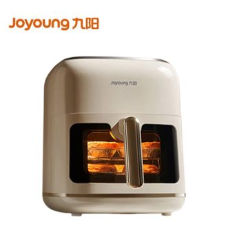 九阳/Joyoung  脱脂空气炸锅不用翻面 6.5L容量一键智能触控 超薄 金属内腔 无油煎炸 KL65-V9