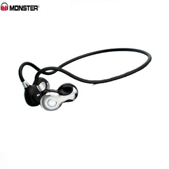 魔声  蓝牙耳机W22【黑色】气传导骨传导概念后挂脖式无线挂耳开放式运动骑行长续航适用苹果