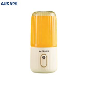 奥克斯/AUX  榨汁机JWR140 便携式榨汁杯大容量网红果汁杯桶无线充电运动随行吨吨杯多功能可碎冰旅行