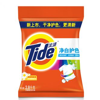 汰渍净白护色洗衣粉2.8kg(袋)