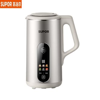 苏泊尔（SUPOR）  豆浆机DJ12B-P68L 低音破壁小型家用2-4人彩钢免滤可预约多功能易清洗榨汁机料理机1.2L