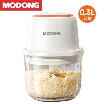 摩 动/modong  蒜泥机  300ml小型婴儿辅食料理机大蒜搅碎机蒜泥搅拌机捣蒜器 无线款捣蒜器  MD-QS300