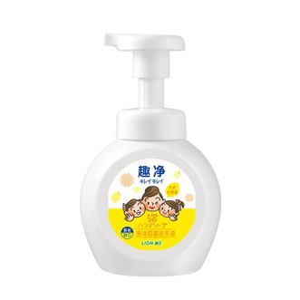 狮王（Lion）  趣净泡沫抑菌洗手液清爽柠檬香型瓶装250ml 99.9%抑菌 原装进口