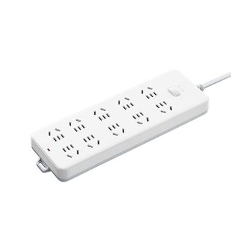 公牛（BULL）  GN-218 10位大间距孔位总控开关5米超功率保护新国标插座