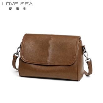 爱情海/Love sea  时尚百搭牛皮斜挎包单肩腋下包轻奢大容量通勤手提包AQH4815