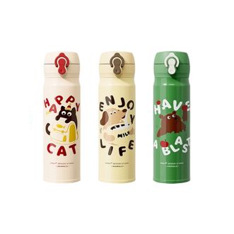 草莓生活（CMSH）  儿童保温杯一盖双饮316内胆水杯480ml上学专用水杯CMSH0113