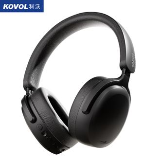 科沃（KOVOL）  蓝牙耳机头戴式主动降噪音乐3D空间音效电竞游戏专业低延迟 HFX2Pro黑色