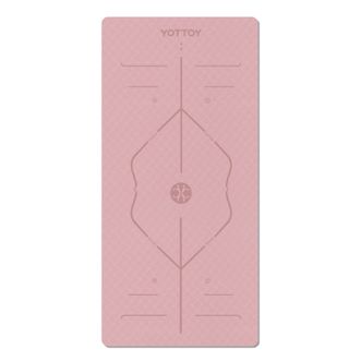 yottoy  升级体位线TPE瑜伽垫 80*185*0.7cm