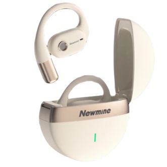 纽曼（Newmine）  骨传导概念开放式蓝牙耳机无线不入耳挂耳式运动跑步长续航通话降噪 OWS-11 米色