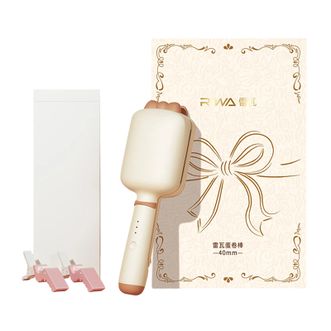雷瓦/Riwa  负离子蛋卷棒水波纹40mm超大蛋蛋卷发棒蓬松夹板RB-8365