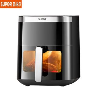 苏泊尔（SUPOR）  空气炸锅KD53Y890 免翻面家用全自动炽风窑烤大风量 远红外可视5.3L大容量 炸烤一体空炸