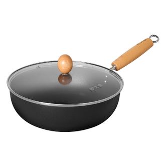 炊大皇（COOKER KING）  炒锅铁锅无涂层多用平底炒菜锅煎锅26cm YD26CG