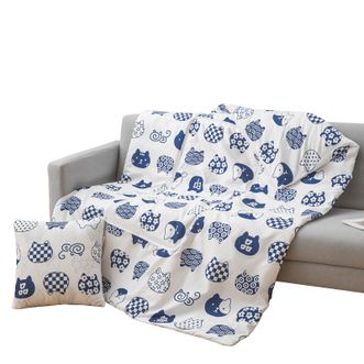 无印良品  招财猫 抱枕被MJ-Q2023-307