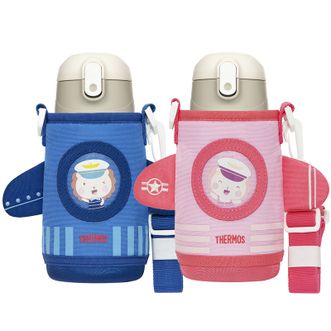 膳魔师（THERMOS）  儿童保温杯 550ml大容量TCKA-553FS小兔子/双盖可替换