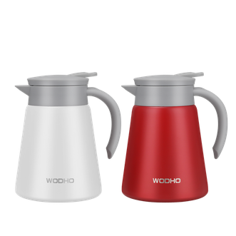 万德霍/WODHO  夏纳风华家用304不锈钢内胆咖啡壶保温水壶大容量800ml  WDH-GO210405