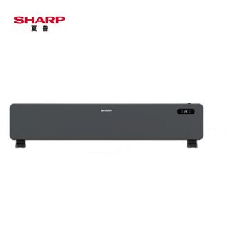 夏普/Sharp  取暖器地暖加湿翻盖踢脚线智能控温节能烤脚器干衣两用静音定时防水办公室取暖器HX-BR225A-H