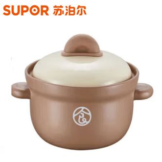 苏泊尔 养生煲.纷彩系列.深汤煲 砂锅陶瓷煲煲炖锅煲汤熬药明火专用TB35UA1 3.5L （SUPOR）