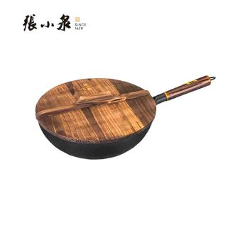 张小泉  炒锅 炒菜锅 32cm C30240100匠艺老铁锅
