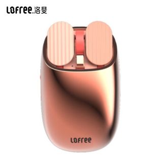 洛斐/LOFREE  薯片蓝牙鼠标EP115【玫瑰金】无线鼠标蓝牙多功能电脑笔记本办公家用鼠标