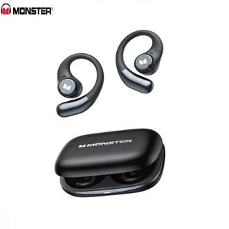 魔声  无线蓝牙耳机AC336【典雅黑】 挂耳式骨传导开放式跑步户外运动耳机通话降噪音质高清