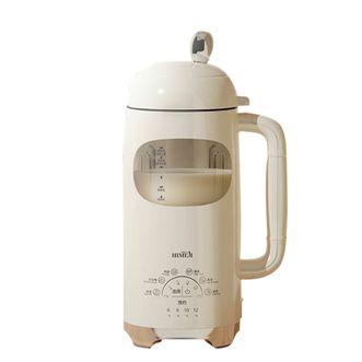 倾厨  破壁机豆浆机可视化窗口家用小型全自动免手洗免过滤榨汁机养生壶料理 原木杏白BD25【1L容量】