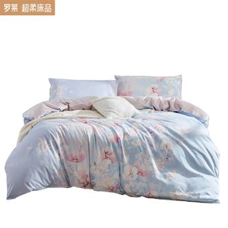 罗莱家纺（LUOLAI） 梦中花全棉四件套