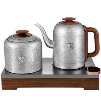 新功/Seko  纯钛烧水壶全自动双壶上水茶炉泡茶专用茶台一体电热水壶G66