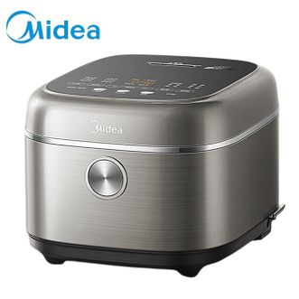 美的/Midea  电饭煲4L电饭锅抗菌青瓷内胆赤炎双热源一键柴火饭3-4人MB-4E02R