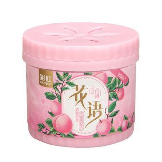 彩虹  固体清香剂-元气白桃5盒 持久留香 浓度可调
