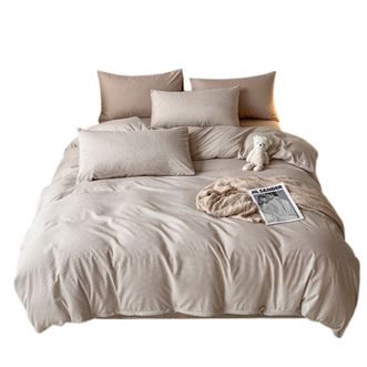 無印良品  “本品”质朴四件套 2m*2.3m MJ-T2023-39米小格