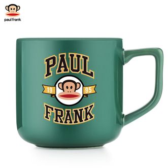 大嘴猴/PaulFrank  马克杯350ML经典款式高颜值办公室 茶杯桌面杯子PFC517350（绿）
