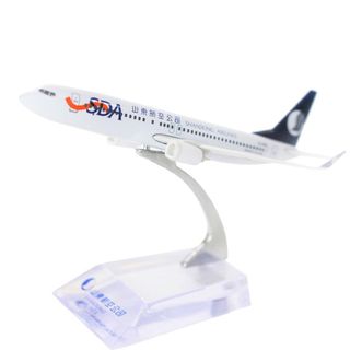 山航  定制山航飞机模型 737-800 1:300（小号logo标志款）