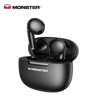 魔声/Monster  N-Lite 208真无线主动降噪蓝牙耳机 半入耳游戏运动音乐耳机高清通话低延迟便携通用MH22211