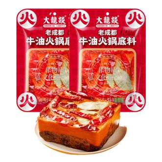 大龙燚  老成都牛油火锅底料（非遗）416g*2袋（醇正牛油 久煮不苦）