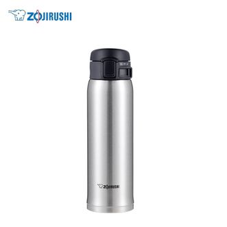 象印/ZOJIRUSHI  进口不锈钢真空保温杯 拧盖水瓶轻便保温保冷SM-SXE48 XA钢本色 480ML